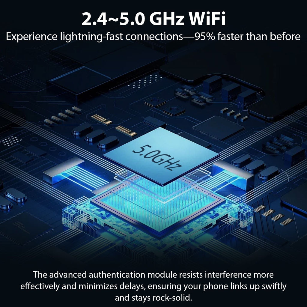 Pionray 2-in-1 Wireless CarPlay & Android Auto Adapter | For 99% of Cars