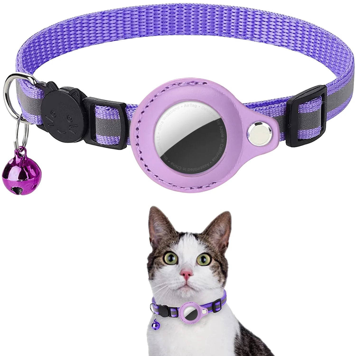 Smart Pet Tracker | Reflective GPS Collar for Nighttime Safety Monitoring