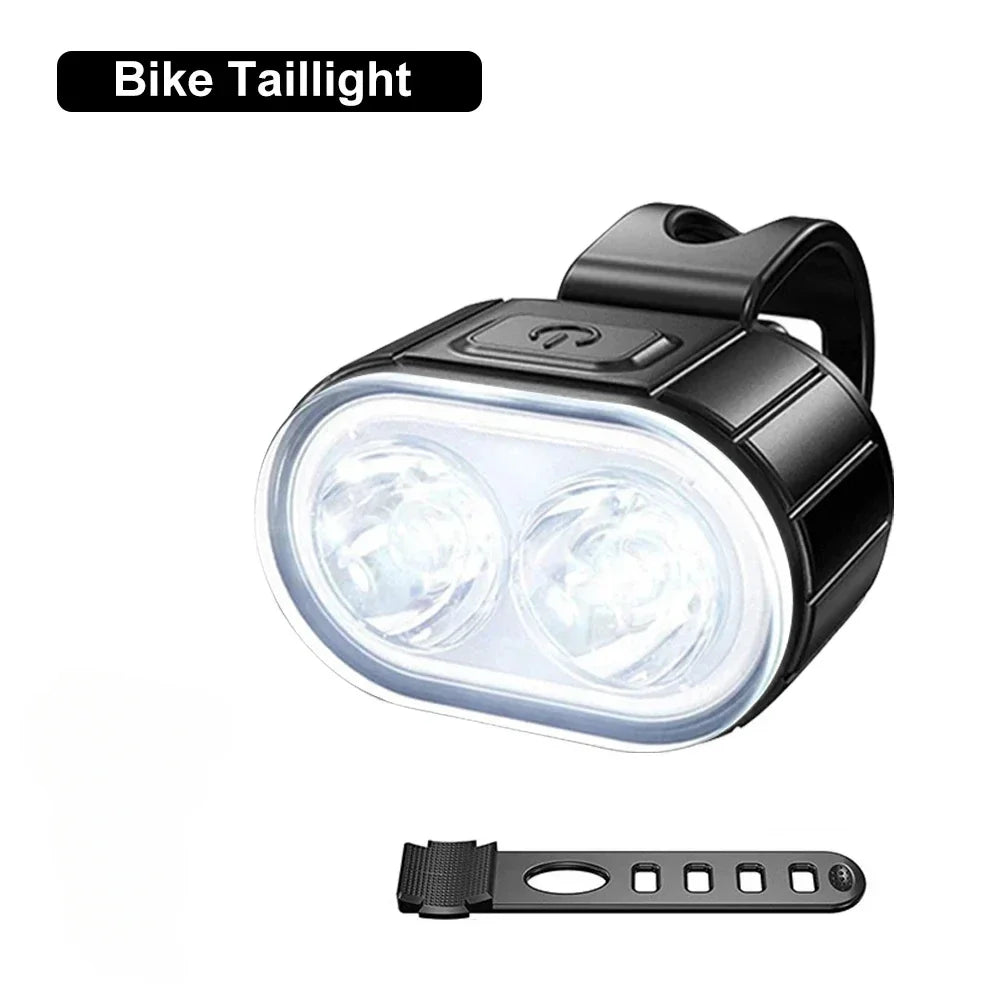 Bicycle Light Set - Front and Rear Waterproof Bike Defence Lights