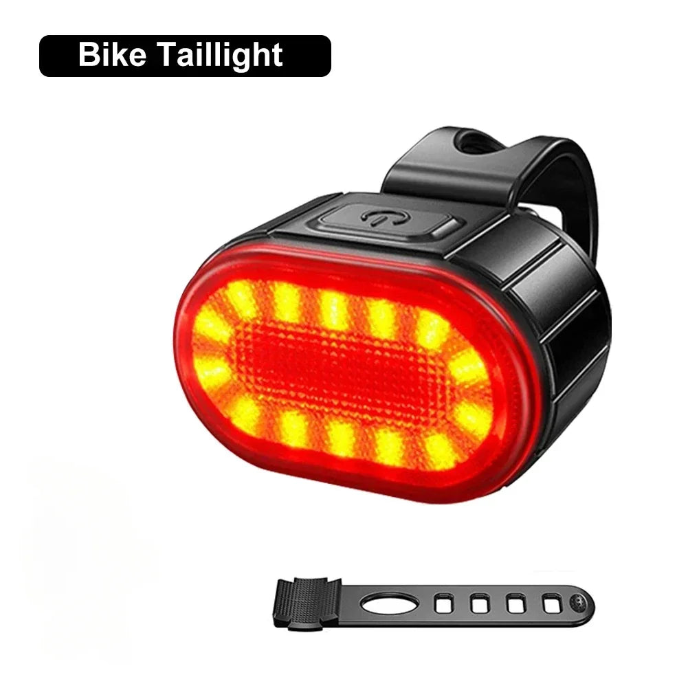 Bicycle Light Set - Front and Rear Waterproof Bike Defence Lights