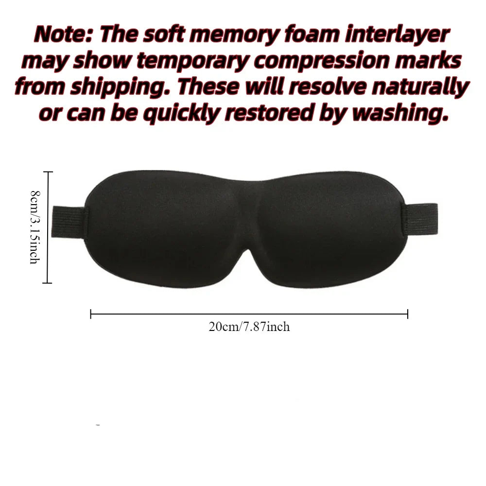 Soft 3D Contoured Sleep Mask