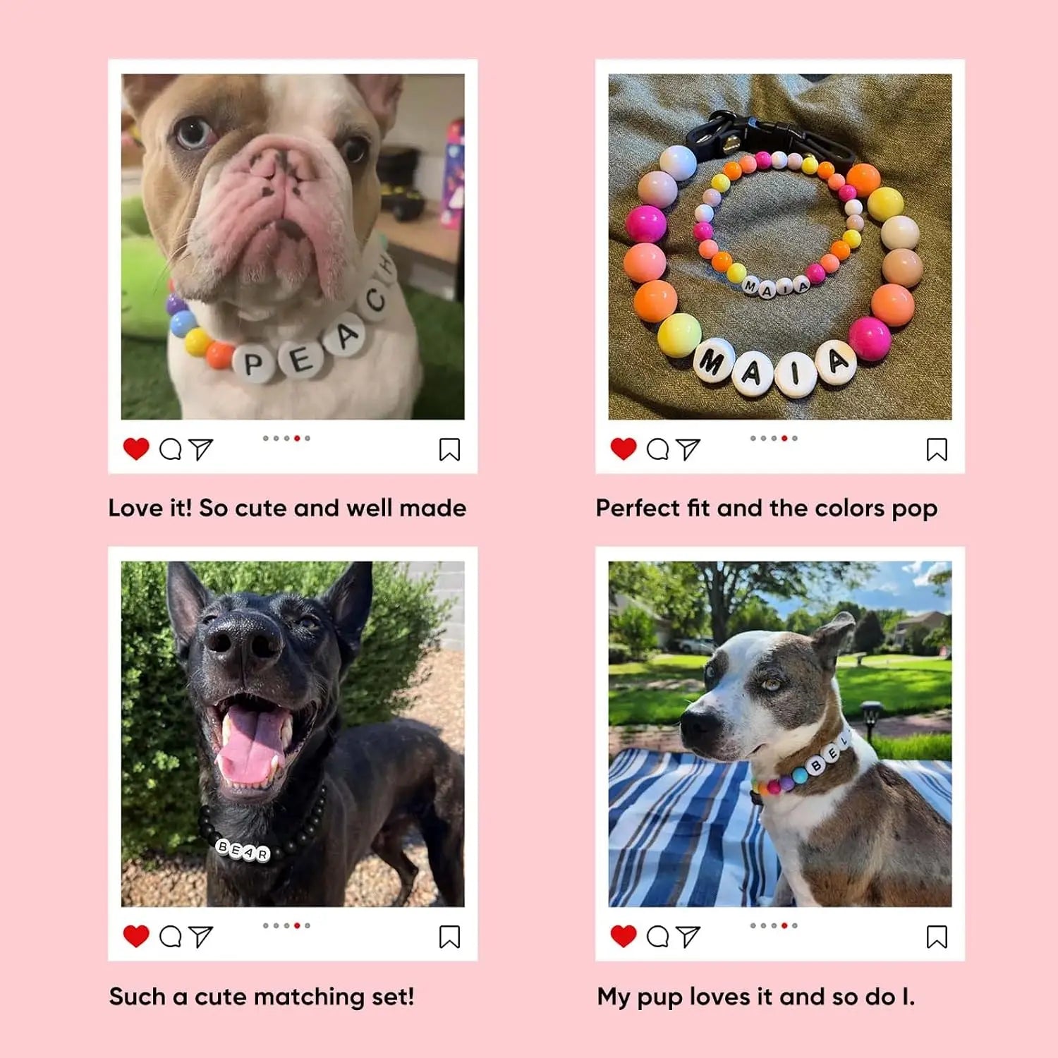 PawBond™ – Personalized Pet Collar & Matching Bracelet Set 🐾💖