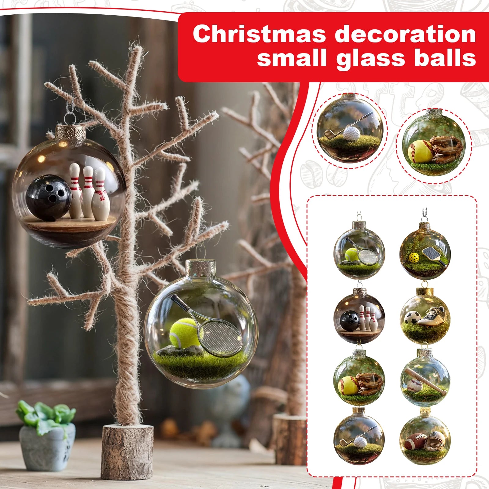 CheerChamp Sports-Themed Holiday Decor