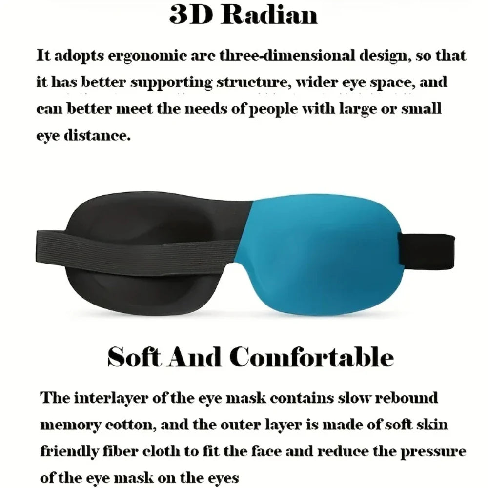 Soft 3D Contoured Sleep Mask