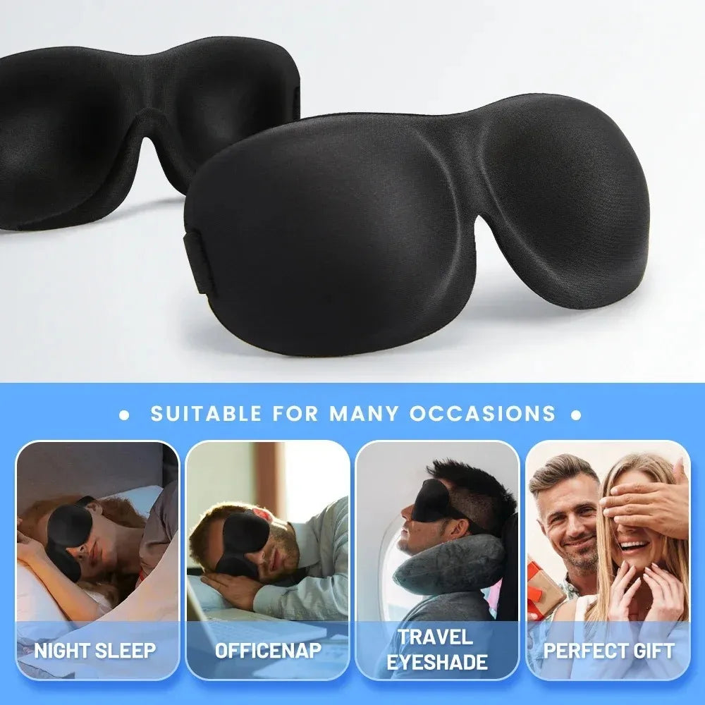 Soft 3D Contoured Sleep Mask