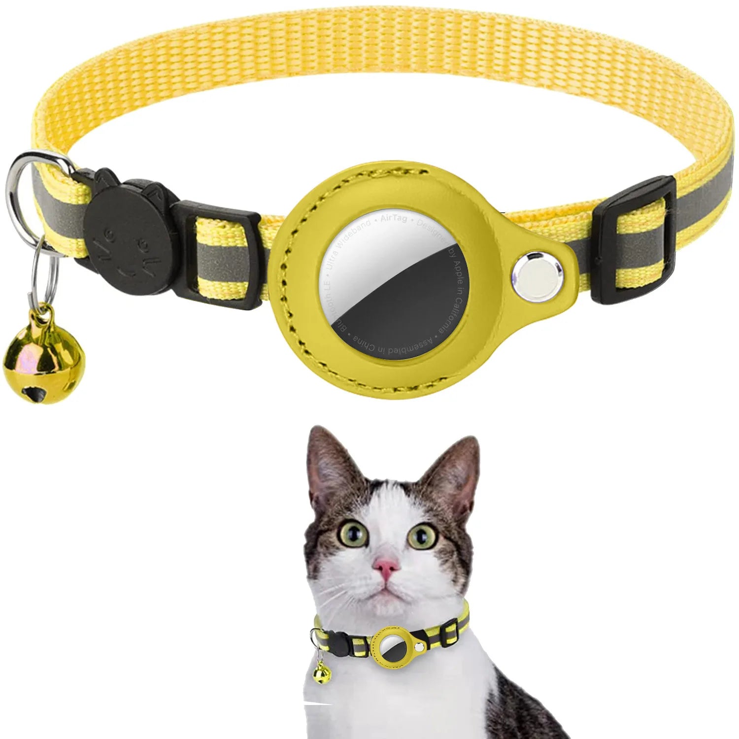 Smart Pet Tracker | Reflective GPS Collar for Nighttime Safety Monitoring