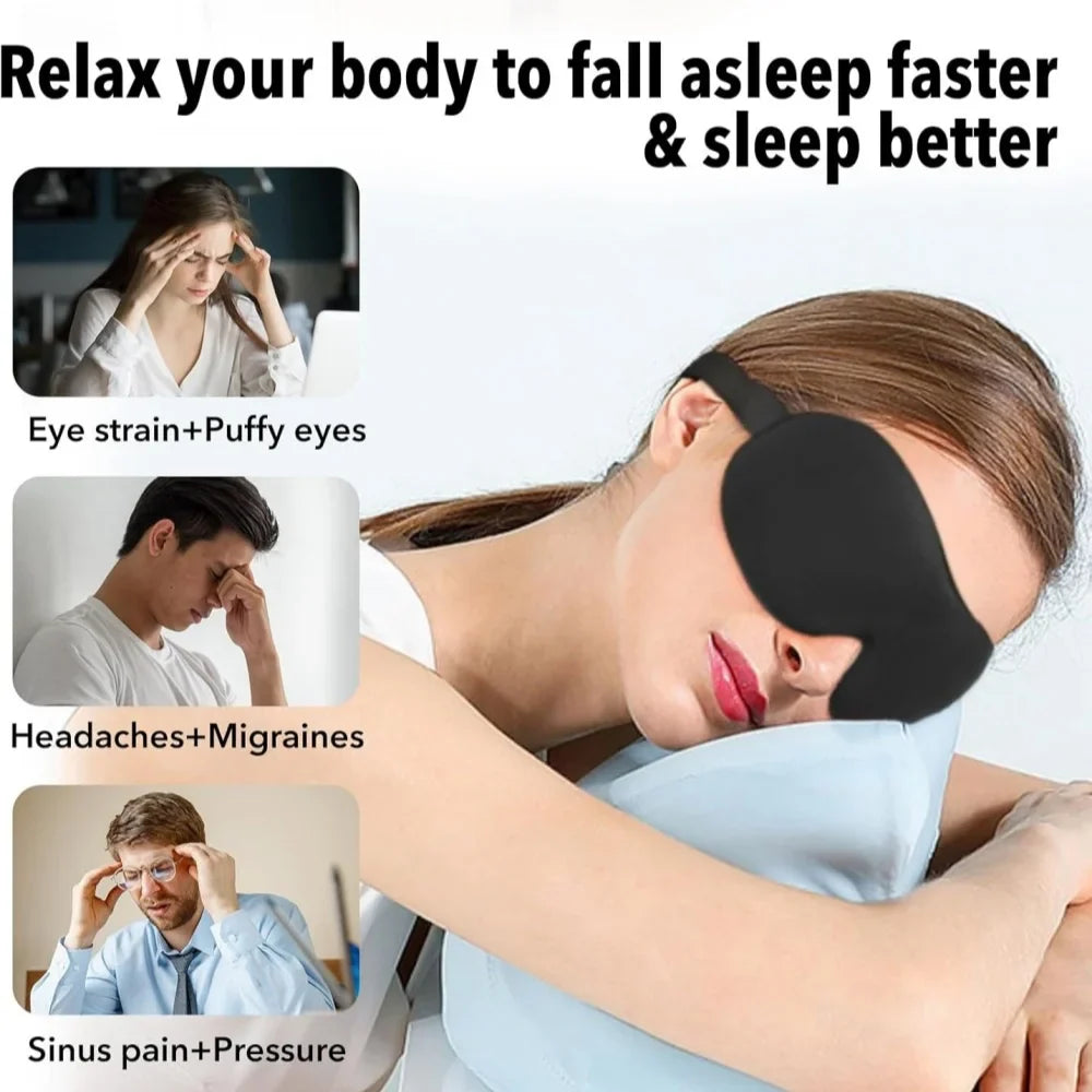 Soft 3D Contoured Sleep Mask