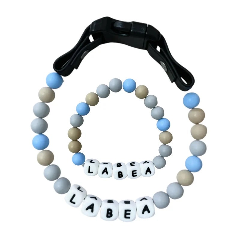 PawBond™ – Personalized Pet Collar & Matching Bracelet Set 🐾💖