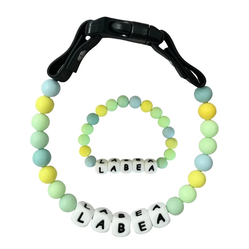 PawBond™ – Personalized Pet Collar & Matching Bracelet Set 🐾💖