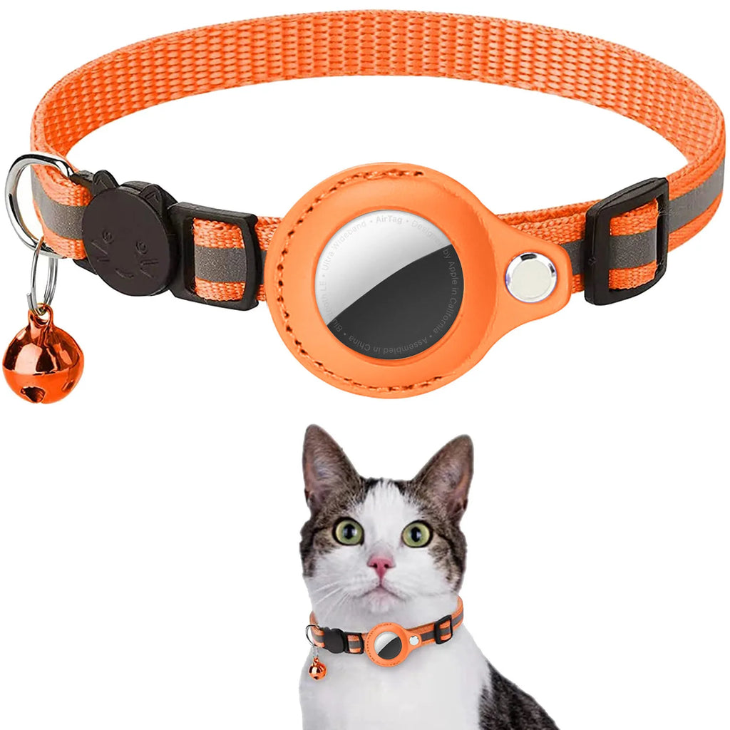 Smart Pet Tracker | Reflective GPS Collar for Nighttime Safety Monitoring